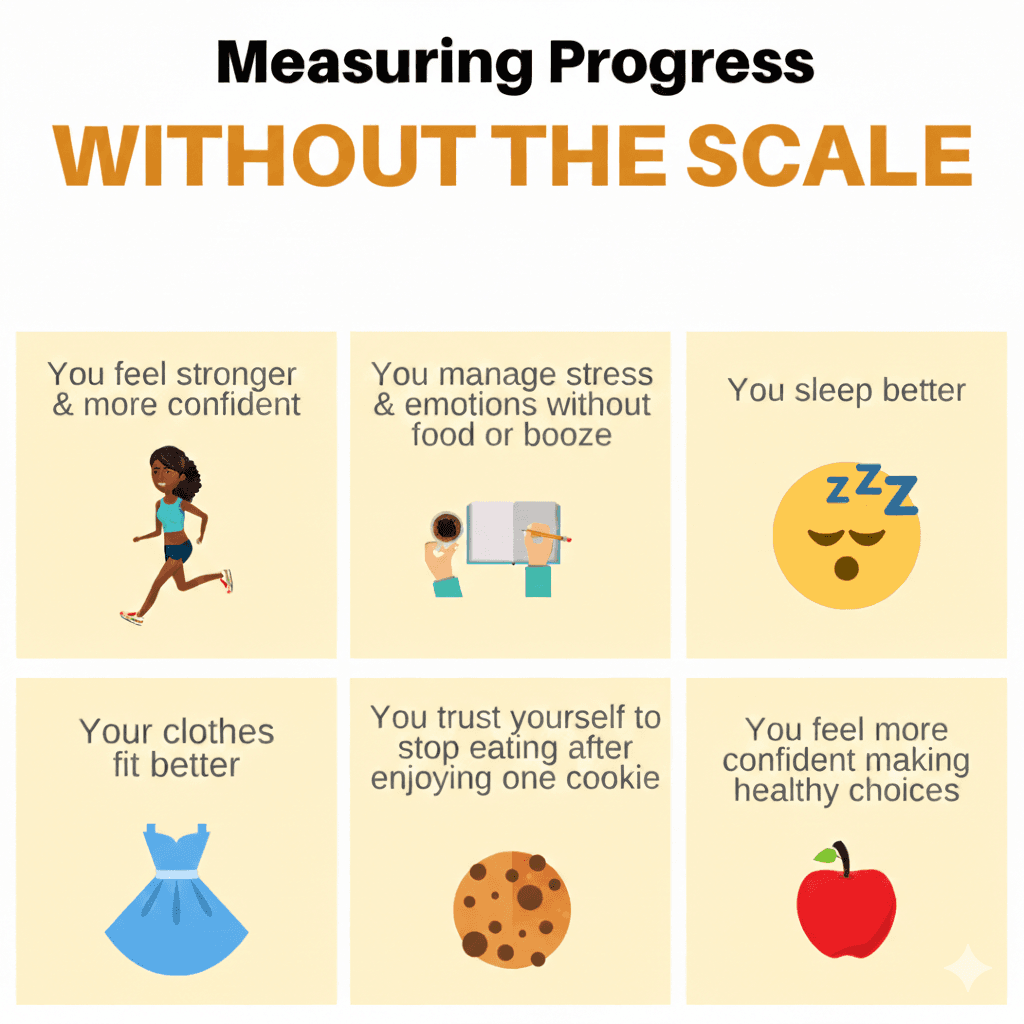 Tracking progress without the scale